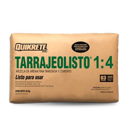 Tarrajeolisto 1:4 Quikrete 40kg