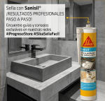 Silicona Sika Sanisil transparente Antihongos 280ml - Imagen 2