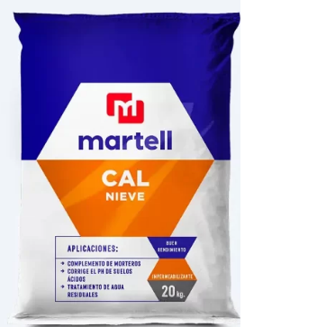 Cal Nieve saco 20 KG Martell