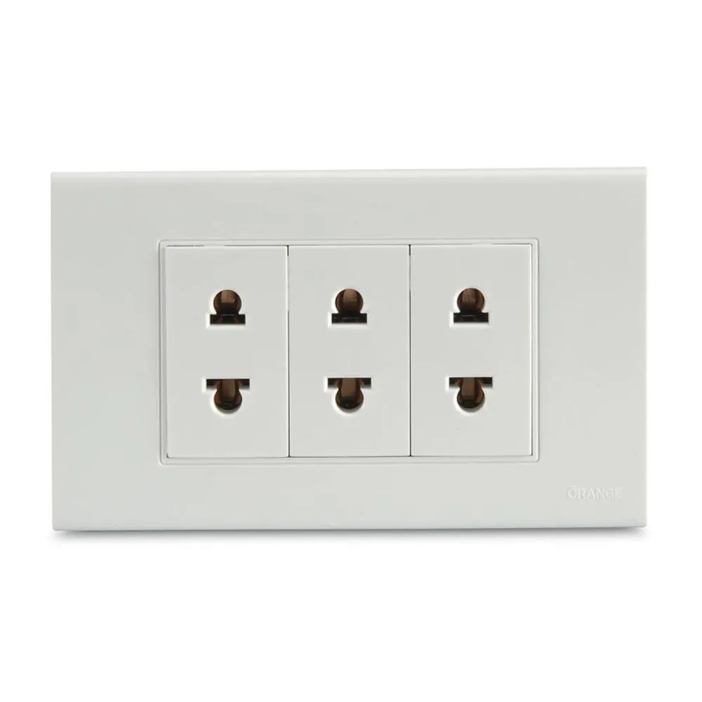 LINEA 2 CUBULL TOMACORRIENTE TRIPLE TOMACORRIENTE TRIPLE S/T BLANCO CUBULL L3-015 - Imagen 1