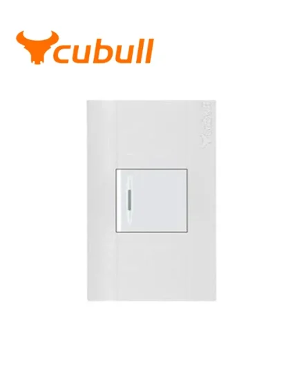 INTERRUPTOR SIMPLE COLOR BLANCO MARCA CUBULL A3-005